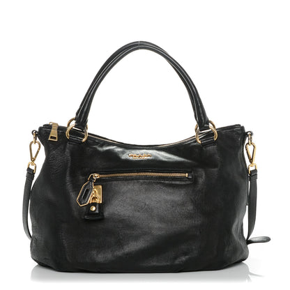 Prada Soft Calf Shoulder Bag Nero Black 1 of 9