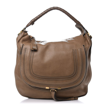Chloe Calfskin Large Marcie Hobo Nut 1 of 13