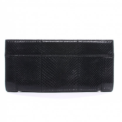 Gucci Python Britt Interlocking G Starlight Clutch Black 7 of 10