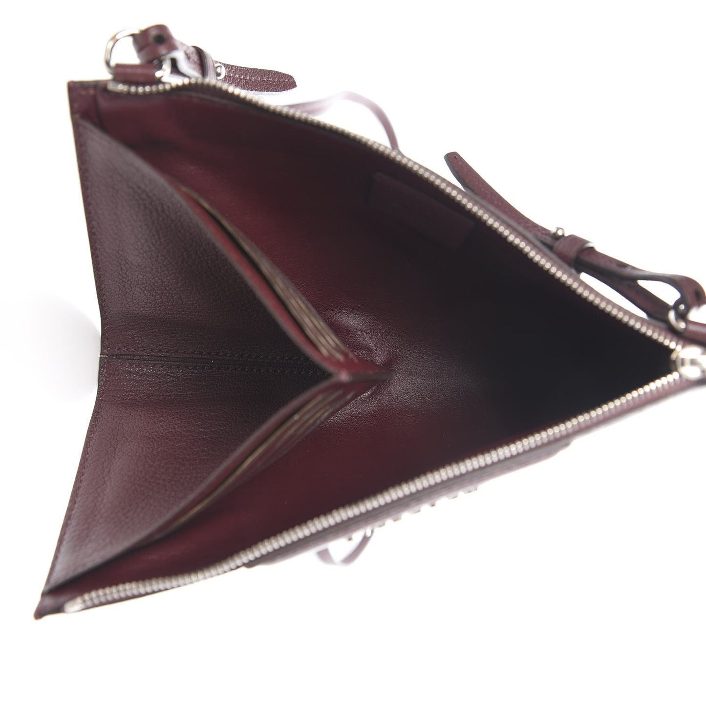 Grained Goatskin Antigona Crossbody Oxblood