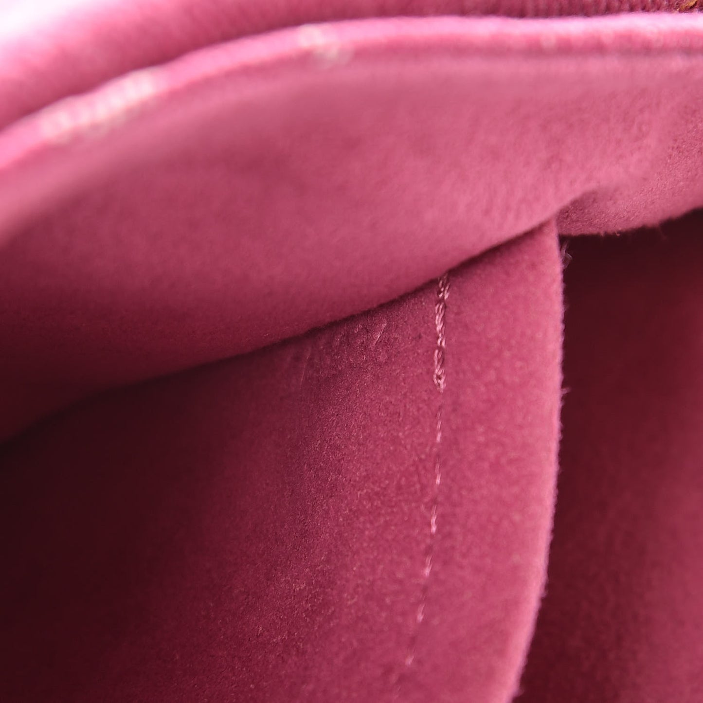 Monogram Denim Mini Pleaty Fuchsia