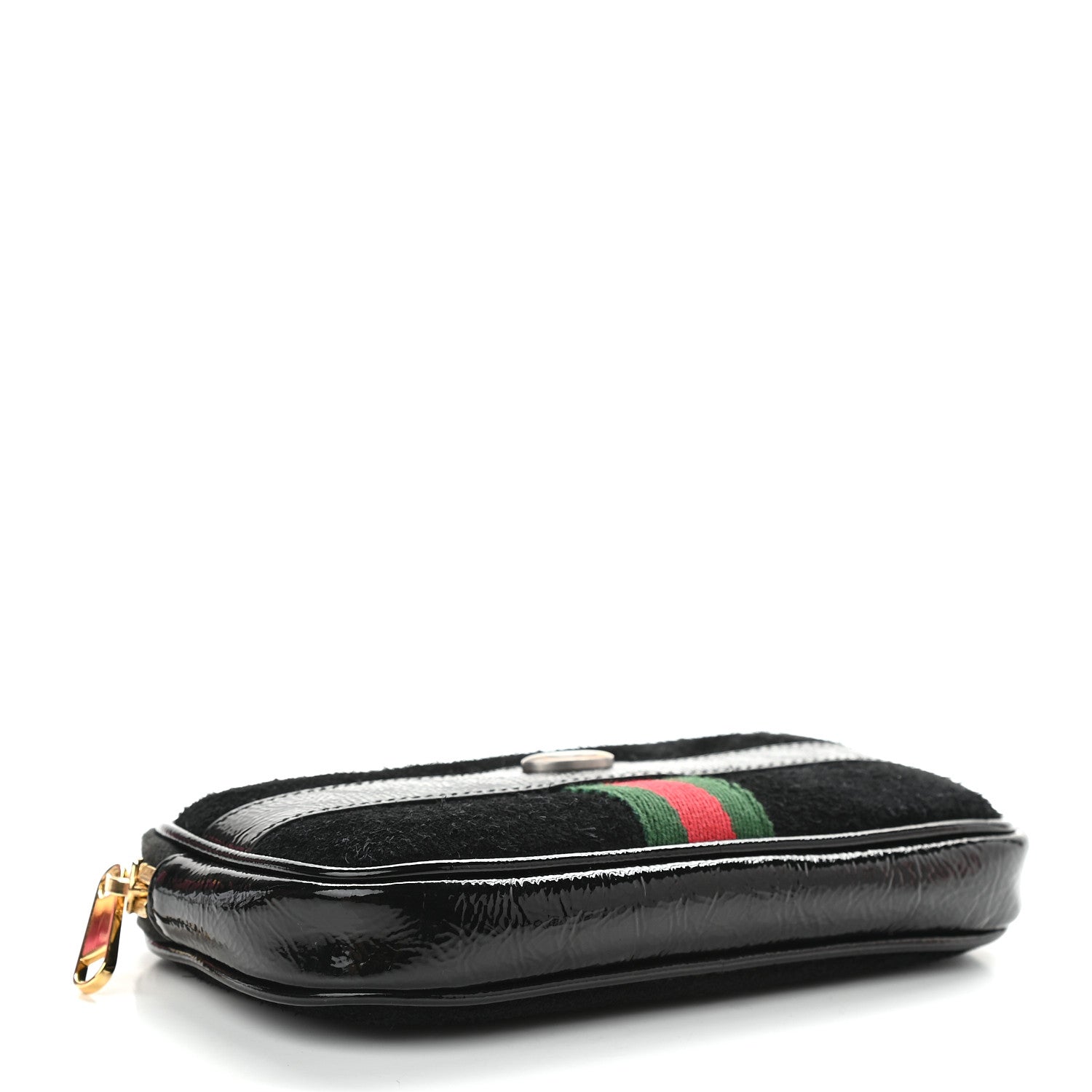 Gucci Suede Patent Ophidia Belted iPhone Case 85 34 Black 4 of 8