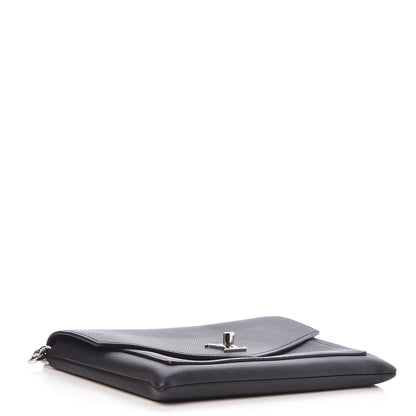 Louis Vuitton Soft Calfskin My Lockme Pochette Black 4 of 10
