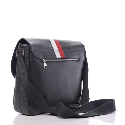 Louis Vuitton Epi Christopher Messenger Navy Stripes 3 of 10
