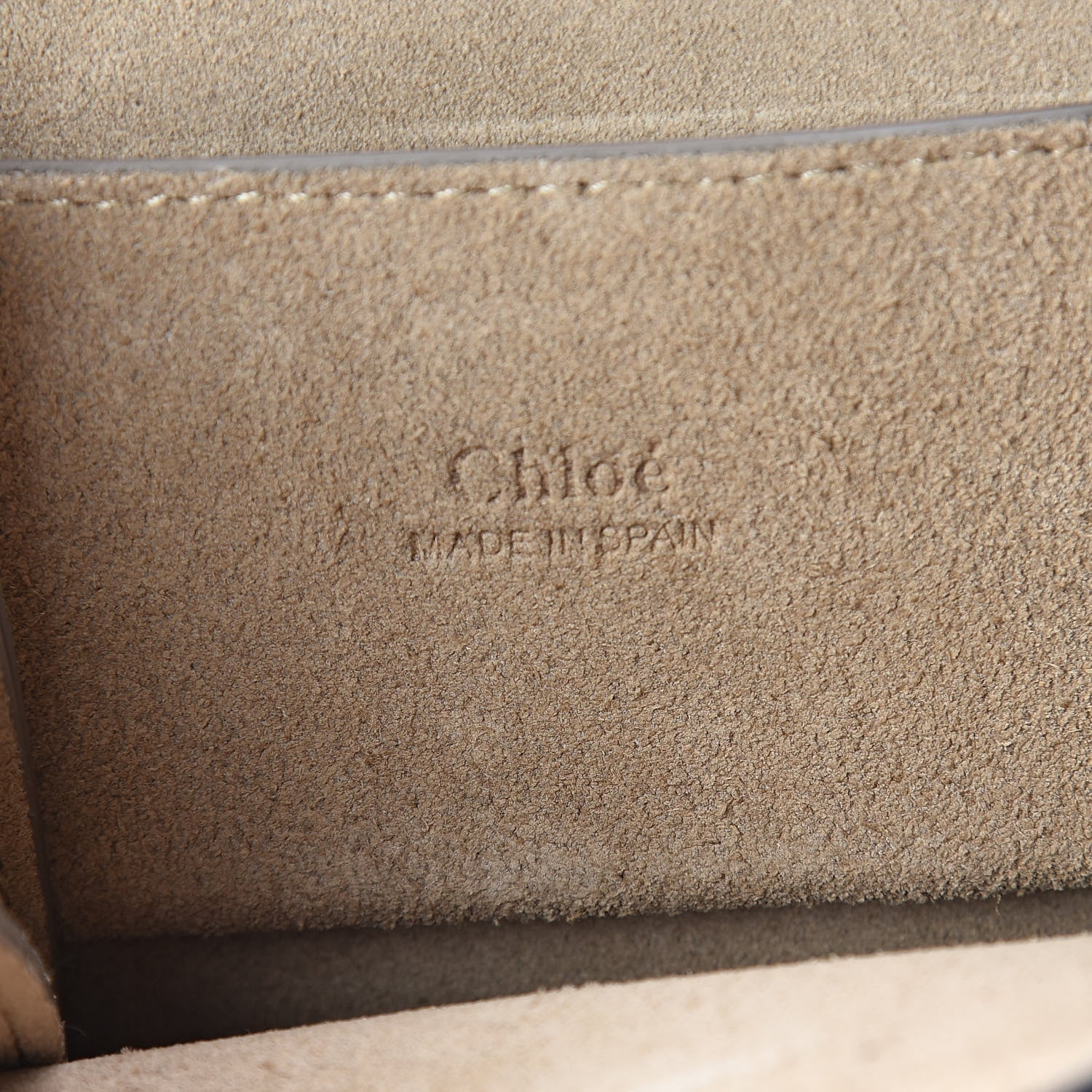 Chloe Suede Calfskin Mini Faye Bracelet Bag Tobacco 6 of 9