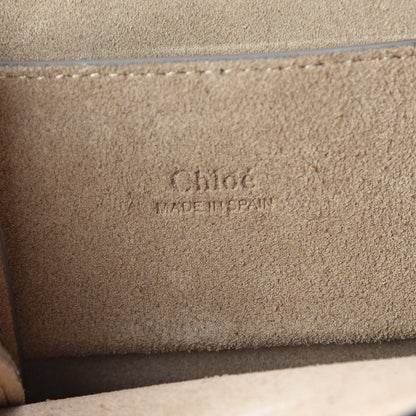 Chloe Suede Calfskin Mini Faye Bracelet Bag Tobacco 6 of 9