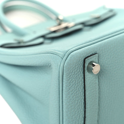 Hermes Togo Birkin 25 Bleu Atoll 9 of 14
