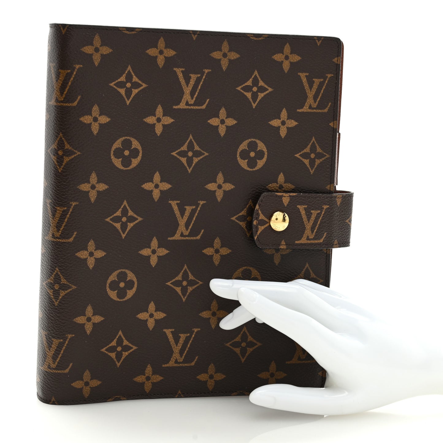 Monogram Large Ring Agenda Cover