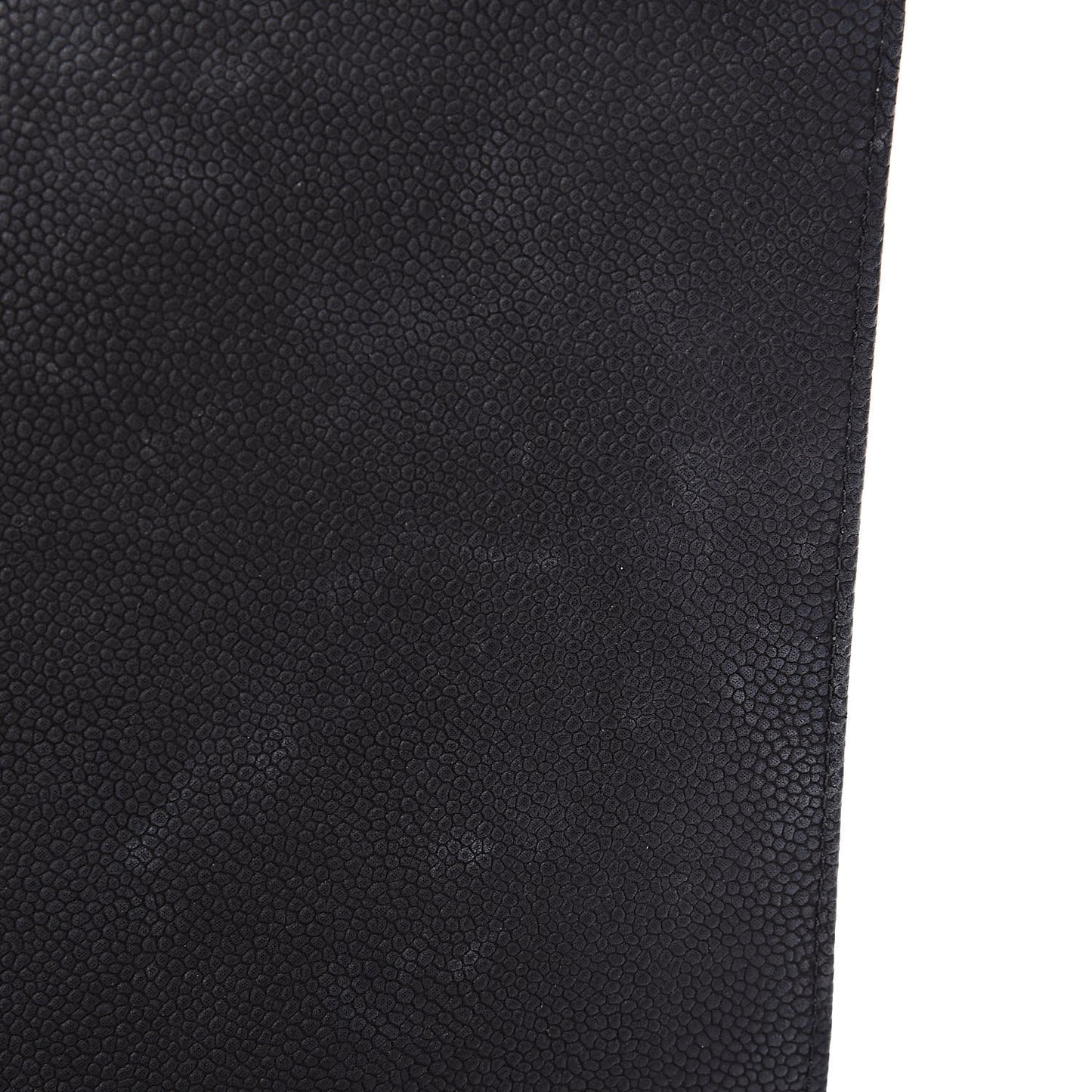 Caviar Quilted Large Boy Flap Black
