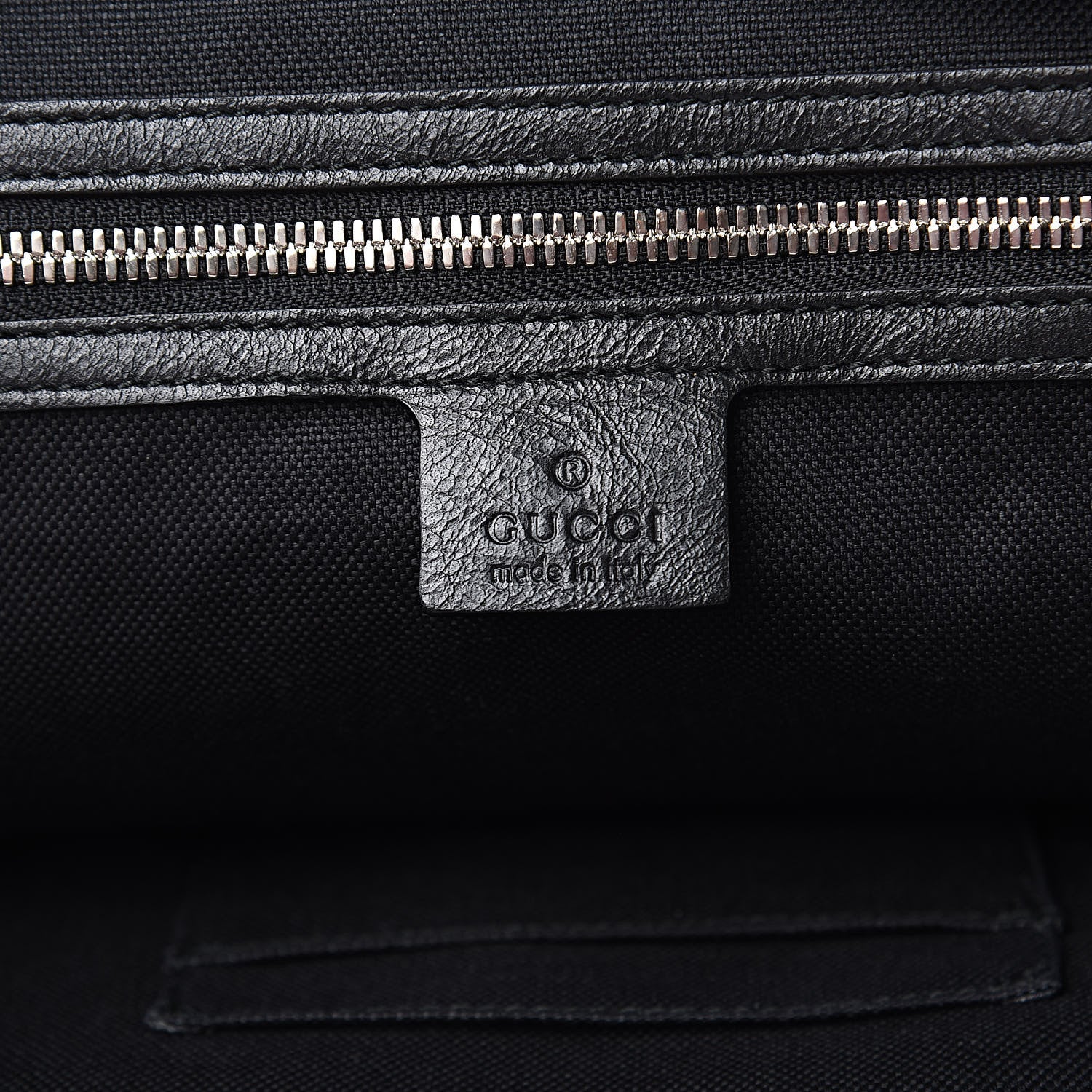 Gucci Fluffy Calfskin Morpheus Weekender Duffle Black 6 of 13