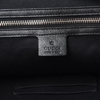 Gucci Fluffy Calfskin Morpheus Weekender Duffle Black 6 of 13