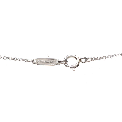 Tiffany Platinum Diamond .17ct Solitaire Pendant Necklace 4 of 6