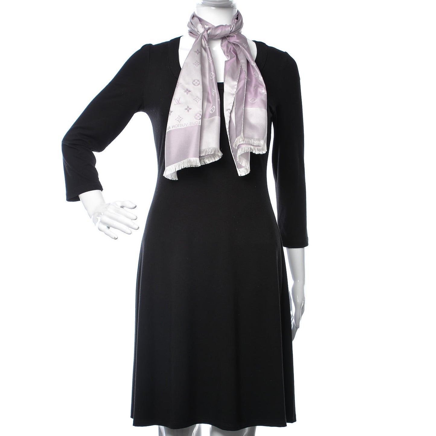 Silk Monogram Stole