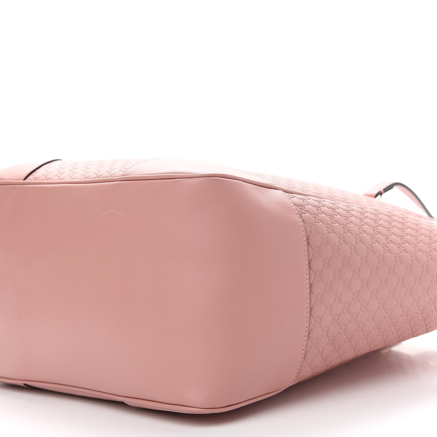 Microguccissima Bree Zippered Tote Soft Pink