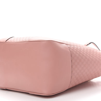 Gucci Microguccissima Bree Zippered Tote Soft Pink 9 of 10