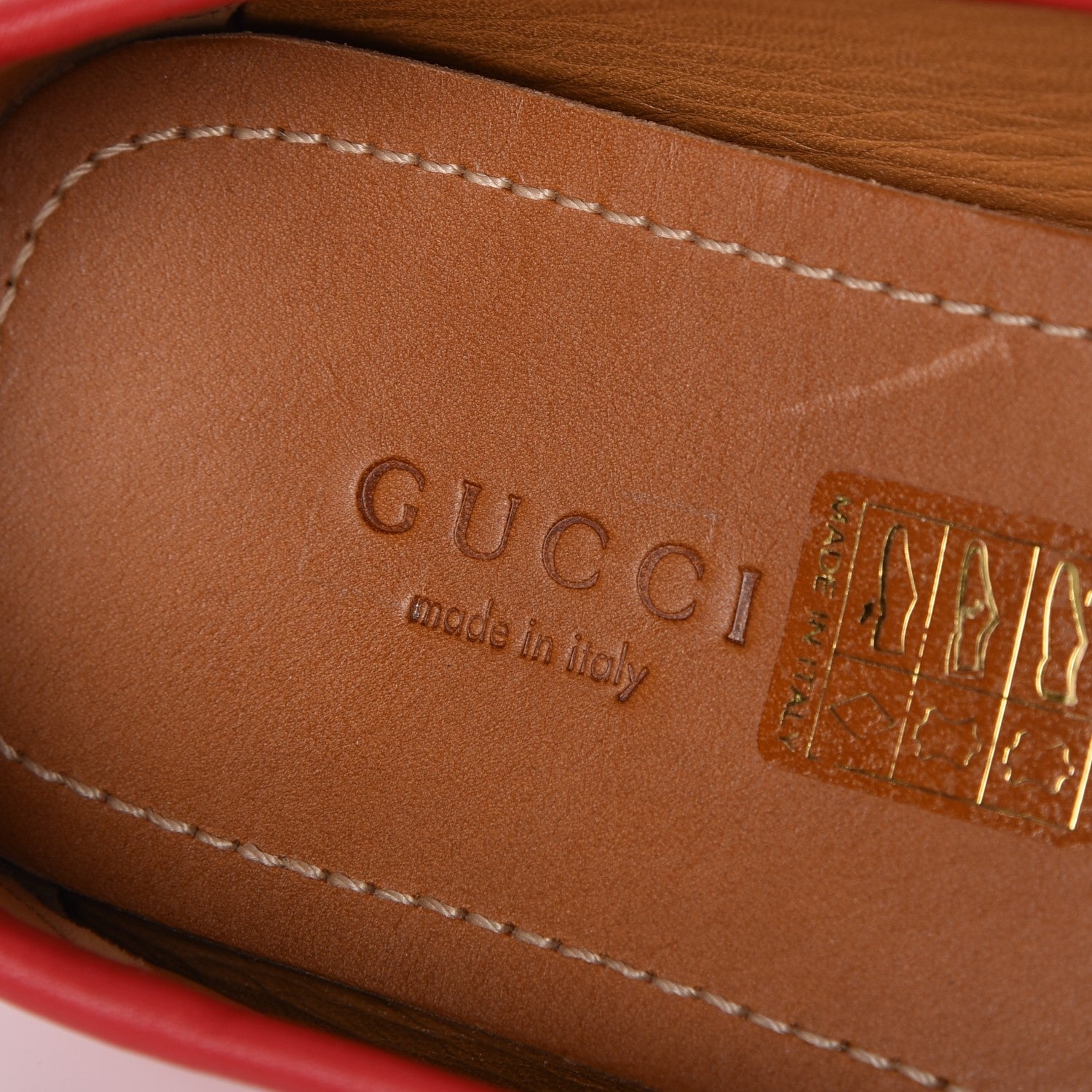Gucci Calfskin Noel Web Driver Loafers 37 Hibiscus 7 of 8