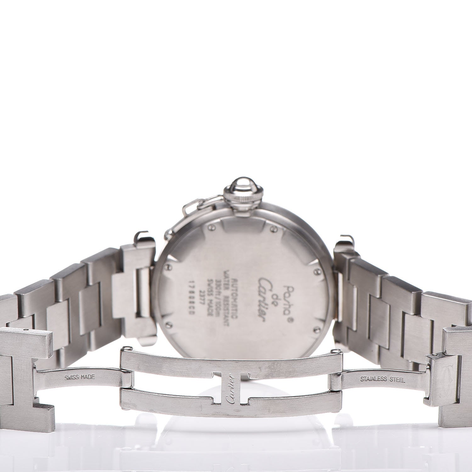 Cartier Stainless Steel 35mm Pasha GMT Automatic Watch 5 of 6