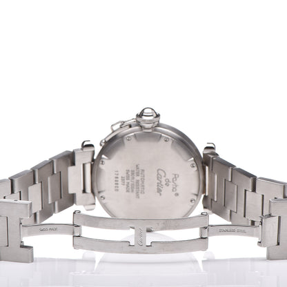 Cartier Stainless Steel 35mm Pasha GMT Automatic Watch 5 of 6
