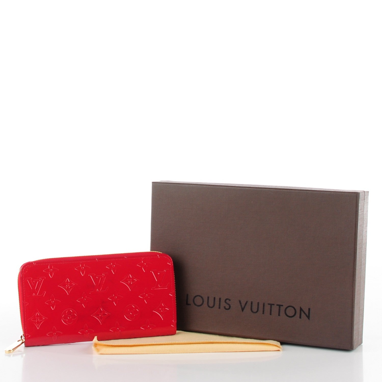Louis Vuitton Vernis Zippy Wallet Cherry 5 of 8