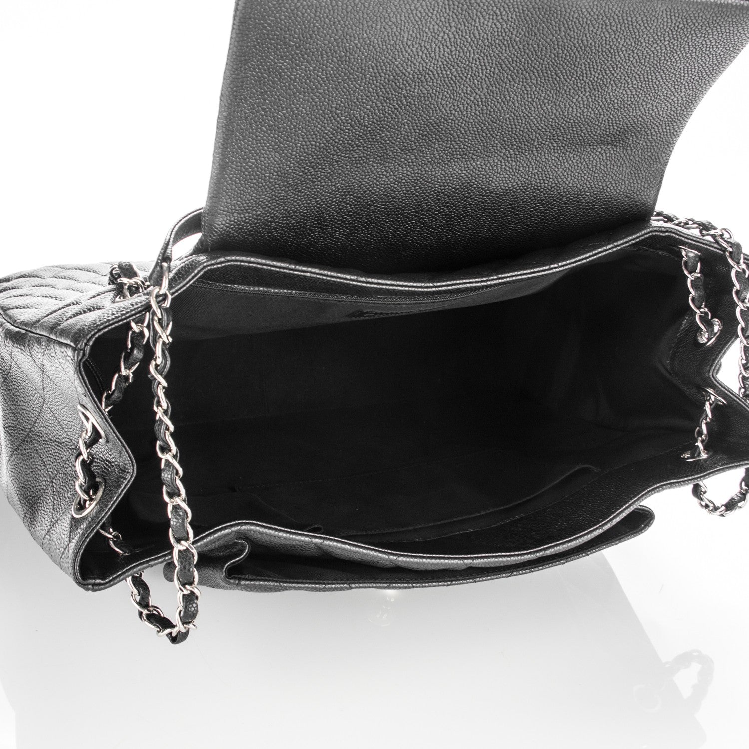 Chanel Caviar Quilted Flap Tote Black 5 of 7