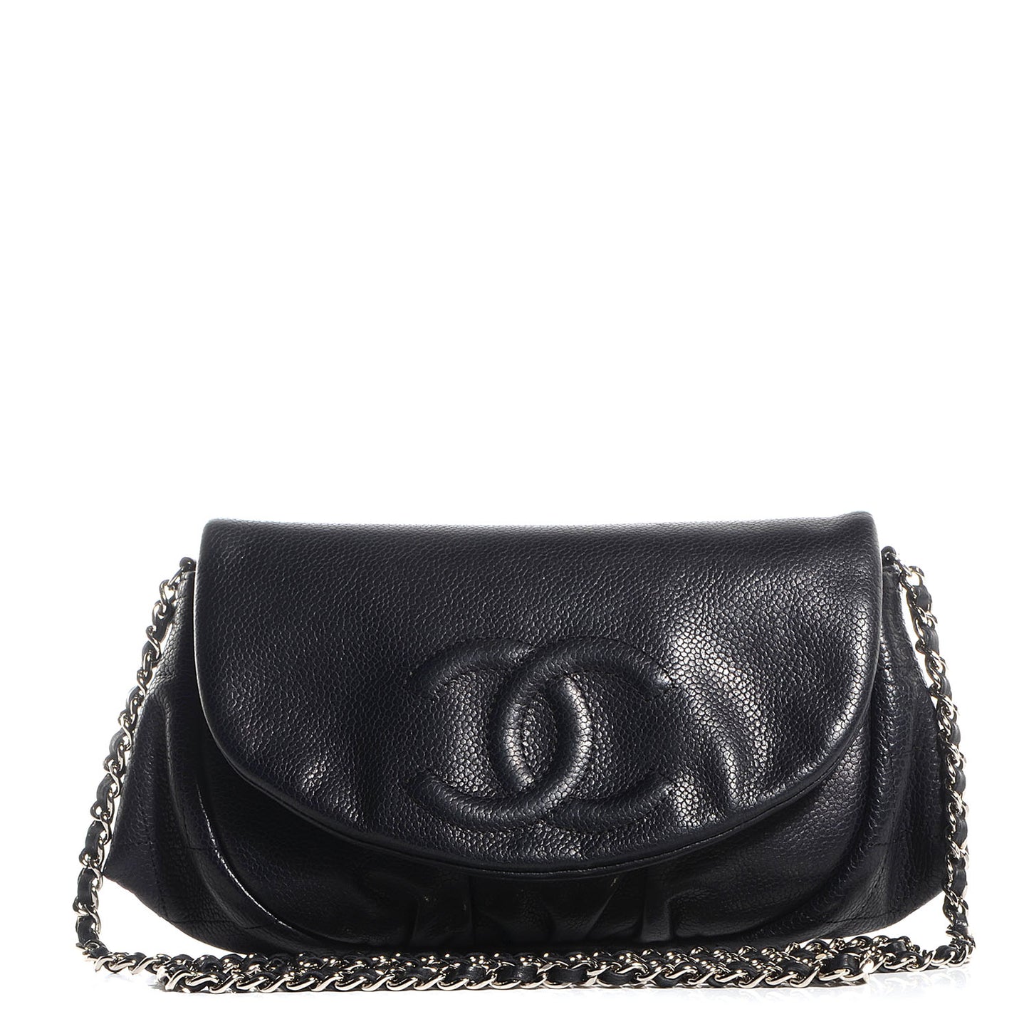 Caviar Half Moon Wallet On Chain WOC Black