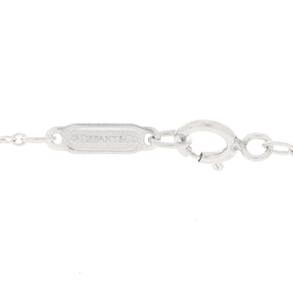 Tiffany Platinum Diamond Enchant Quatra Heart Key Pendant Necklace 4 of 5