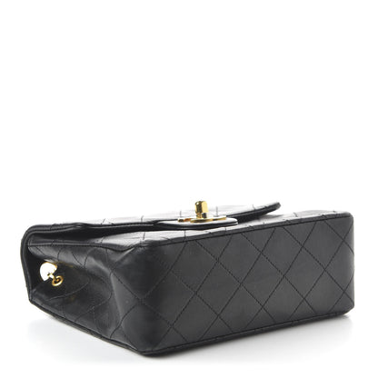 Chanel Lambskin Quilted Mini Square Flap Bag Black 4 of 10