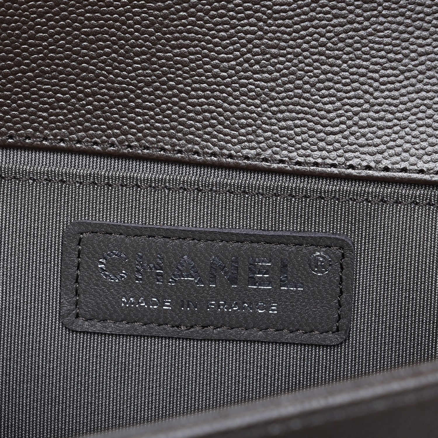 Chanel Metallic Caviar Quilted Medium Boy Flap Copper 6 of 8