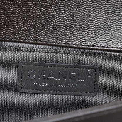 Chanel Metallic Caviar Quilted Medium Boy Flap Copper 6 of 8