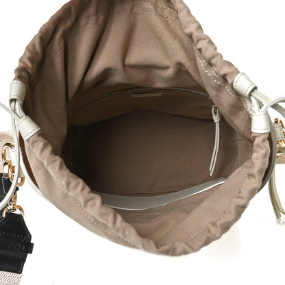 Chloe Smooth Calfskin Small Roy Bucket Bag Natural White 6 of 12