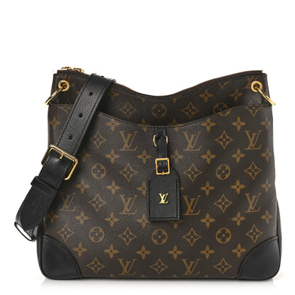 Louis Vuitton Monogram Odeon MM Black 1 of 9