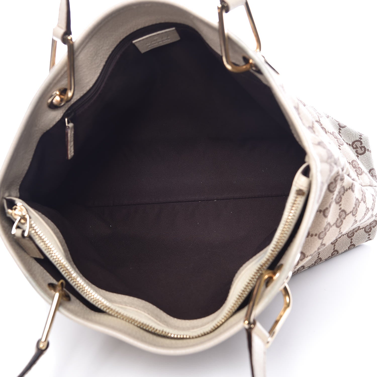 Gucci Monogram Medium Eclipse Tote Off White 7 of 13