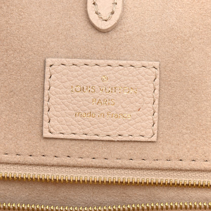 Louis Vuitton Empreinte Monogram Spring In The City Onthego MM Beige Pink Yellow 6 of 7