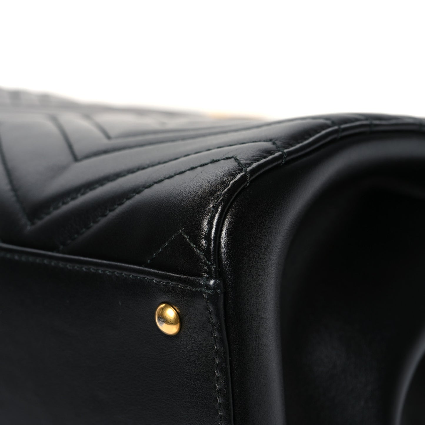 Calfskin Matelasse Small GG Marmont Tote Black