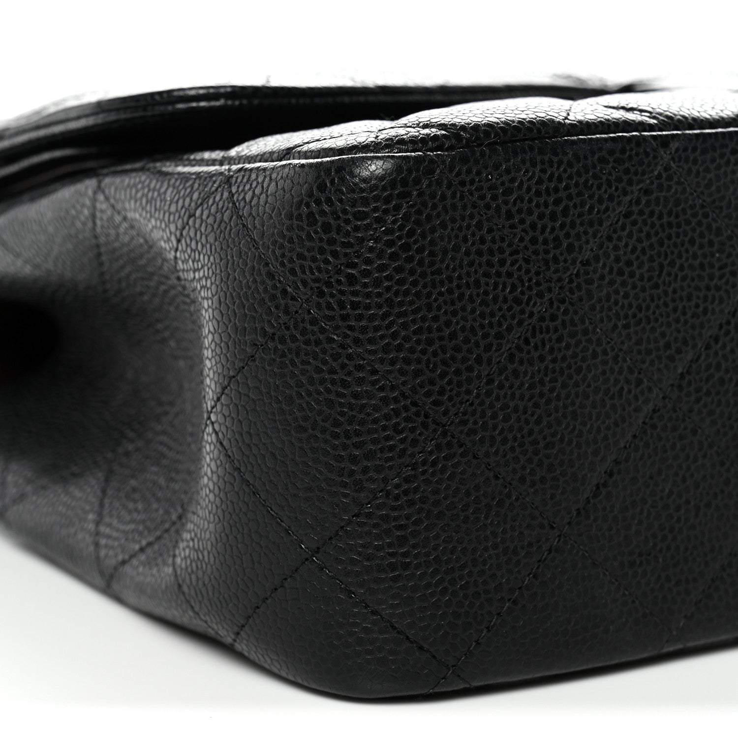 Chanel Caviar Quilted Jumbo Double Flap Black 9 of 14