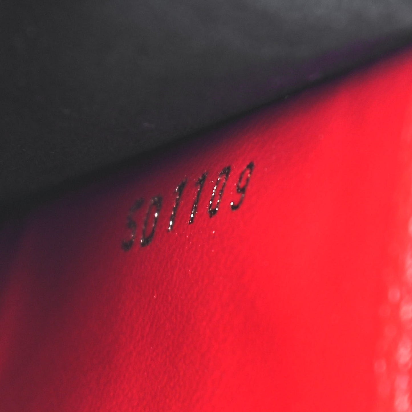 Empreinte Double Zip Pochette Marine Rouge