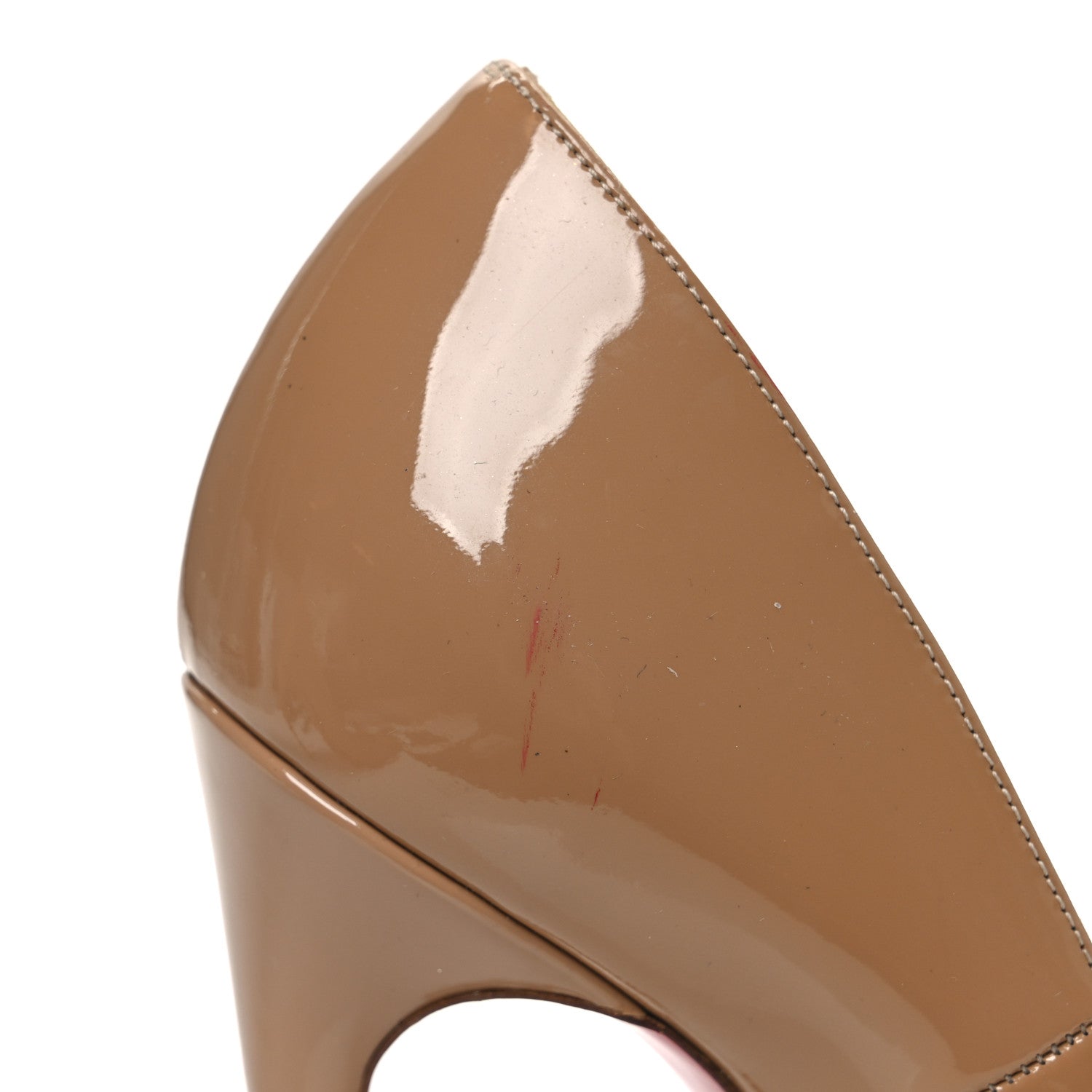 Christian Louboutin Patent So Kate 120 Pumps 37 Nude 10 of 11