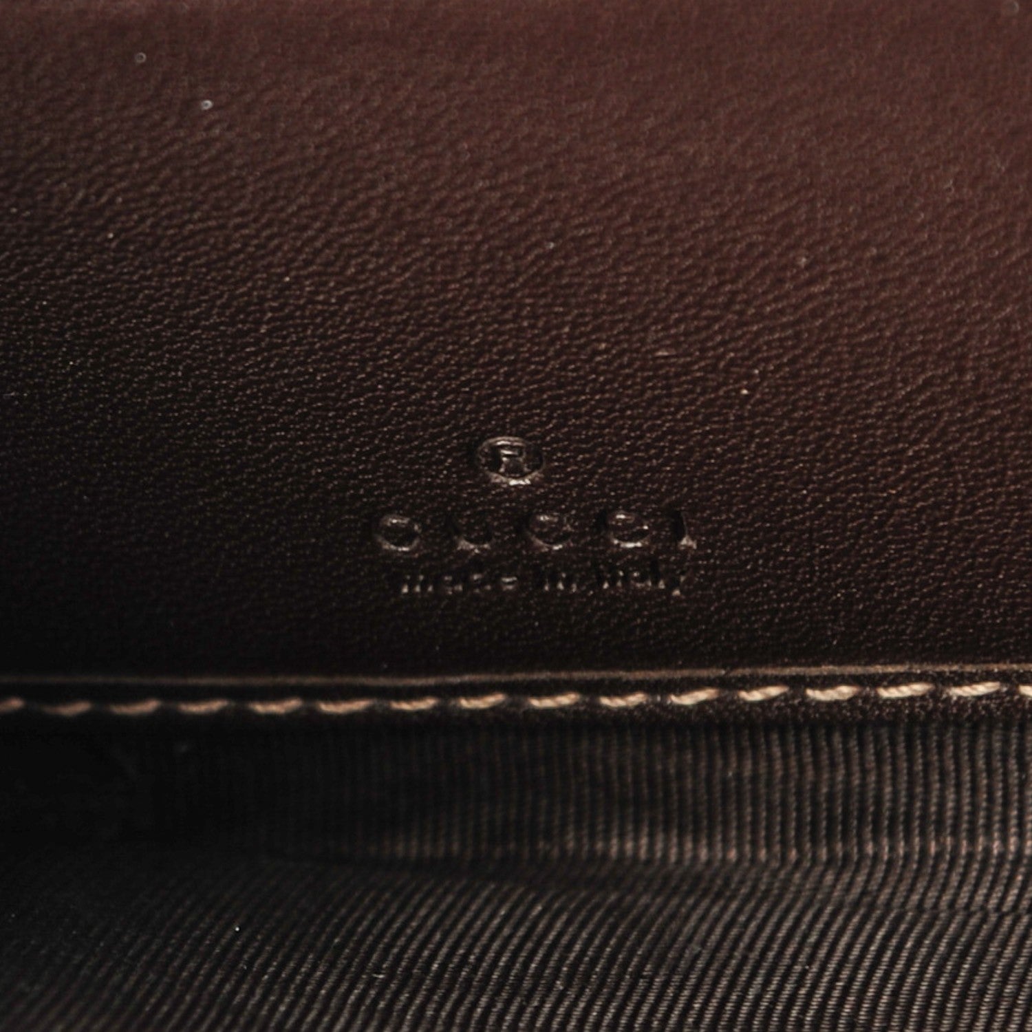 Gucci Monogram GG Supreme Zip Around Wallet Cocoa 6 of 7