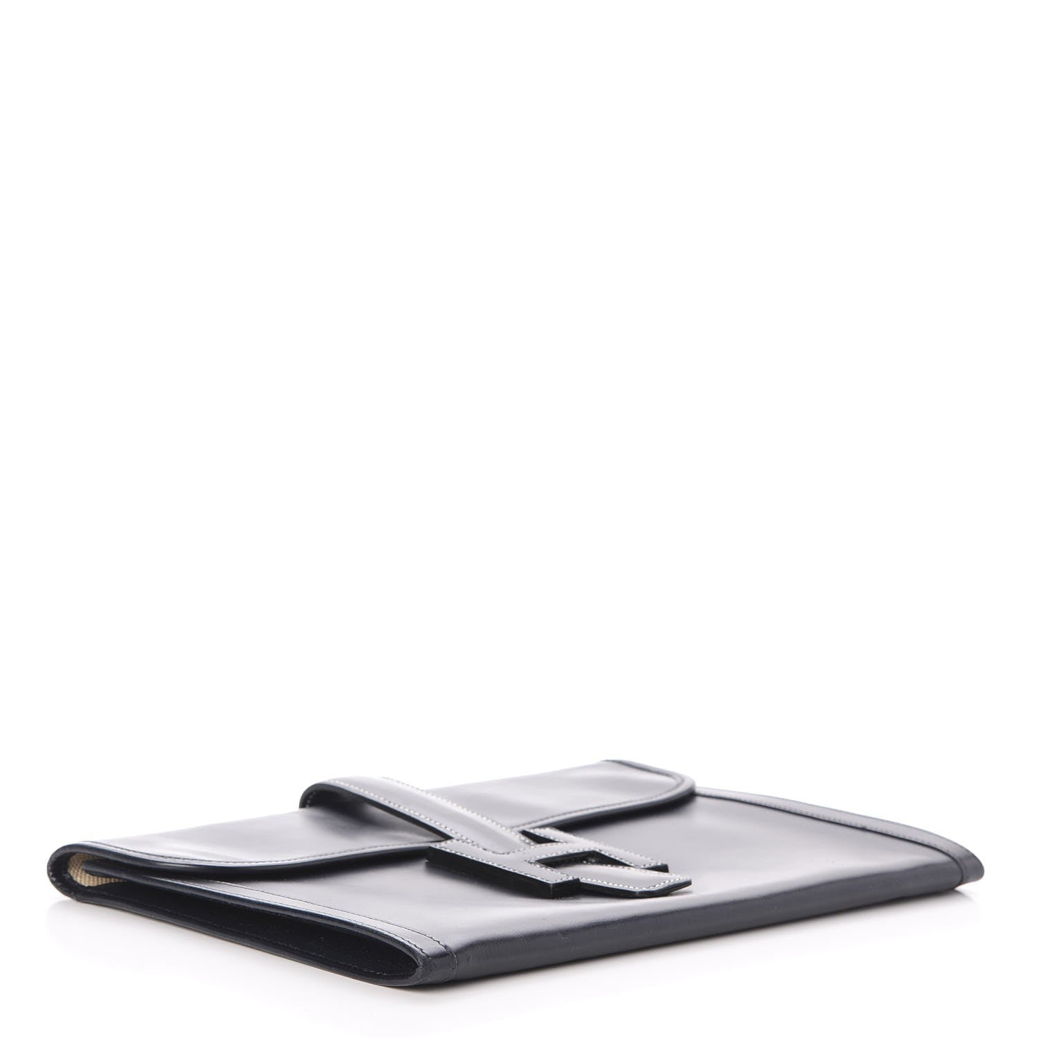 Hermes Box Calf Jige PM Clutch Black 4 of 9
