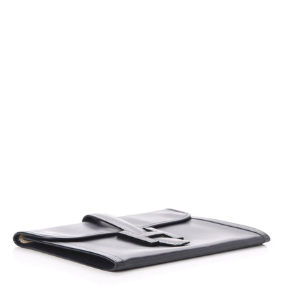Hermes Box Calf Jige PM Clutch Black 4 of 9