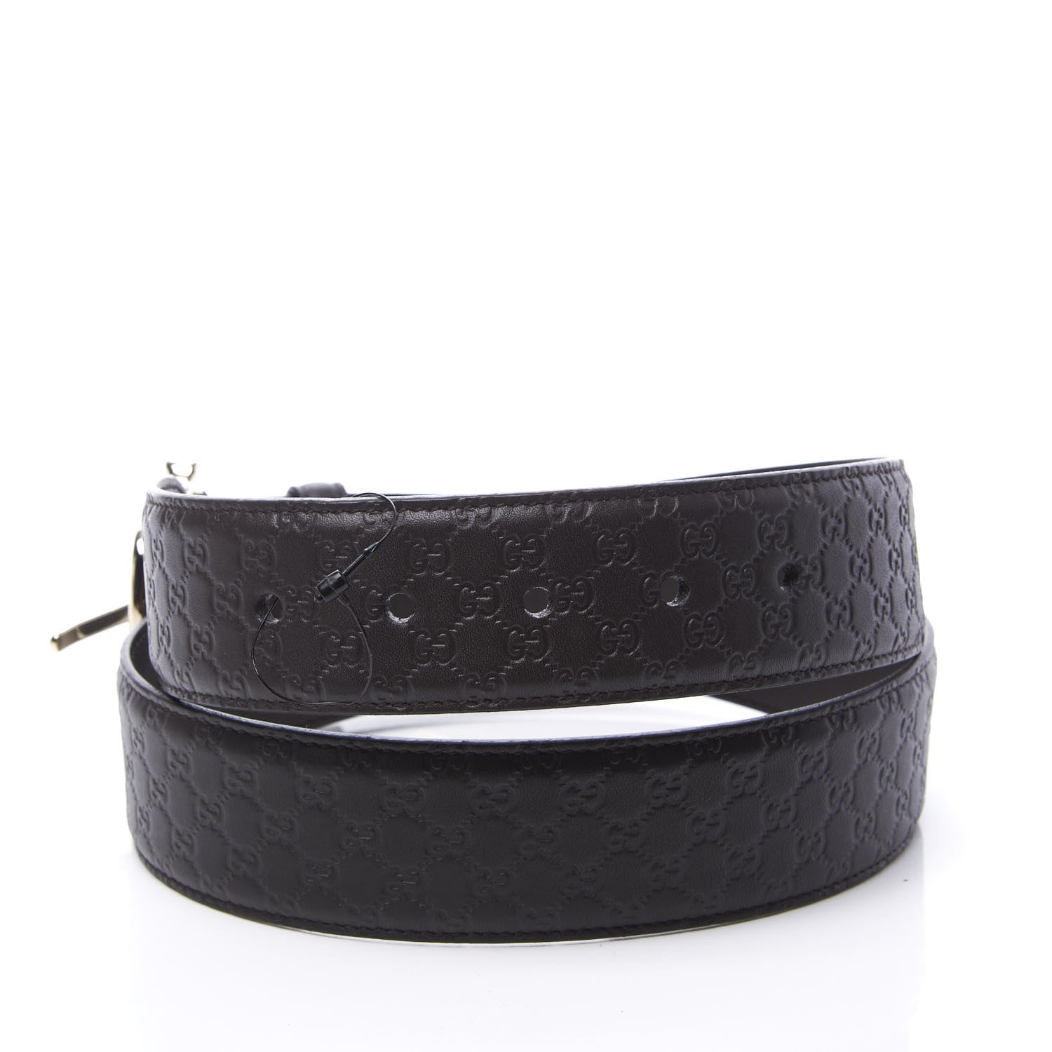 Gucci Soft Microguccissima Margaux Calfskin Belt 85 34 Testa di Moro 3 of 6