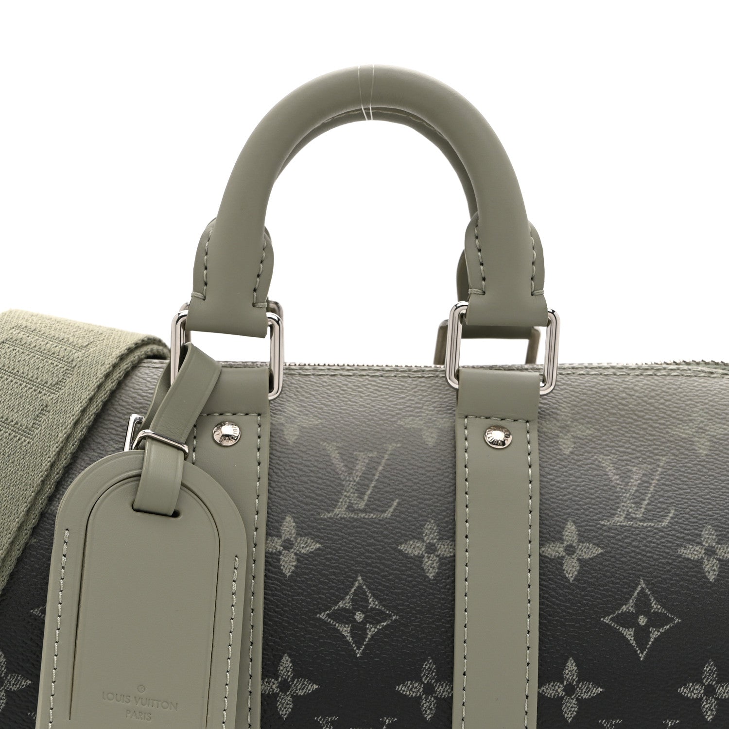 Louis Vuitton Monogram Gradient Keepall Bandouliere 25 Khaki 6 of 8