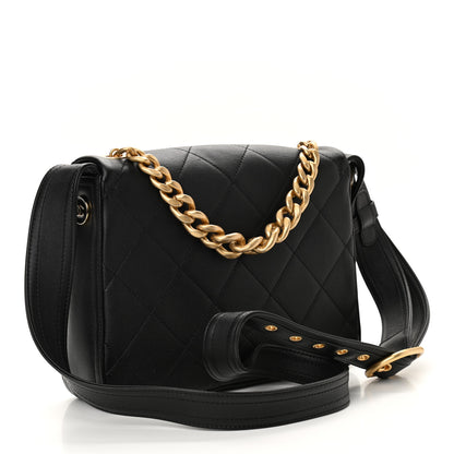 Chanel Calfskin Stitched Easy Mood Flap Black 3 of 11