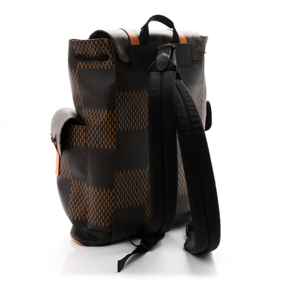 Louis Vuitton X NIGO Giant Damier Ebene Monogram Christopher PM Backpack 2 of 9