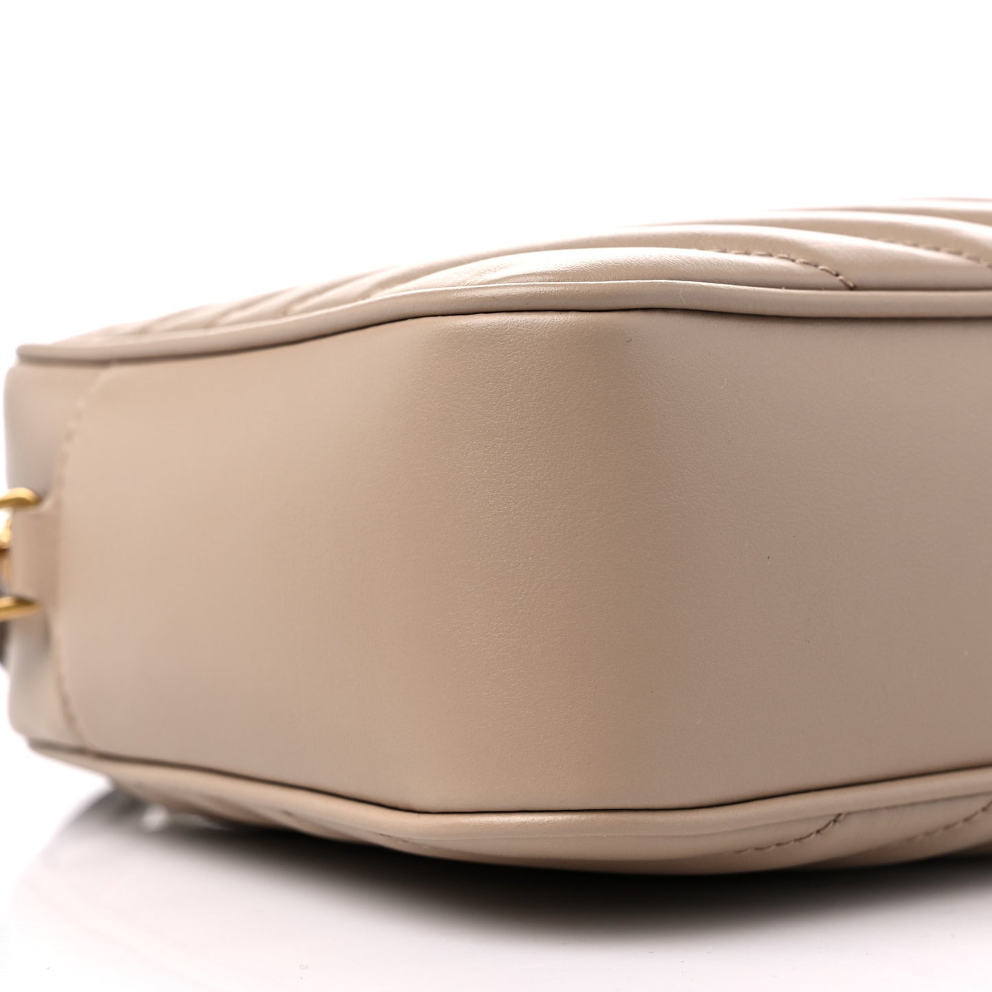 Calfskin Matelasse Monogram Lou Camera Bag Dark Beige