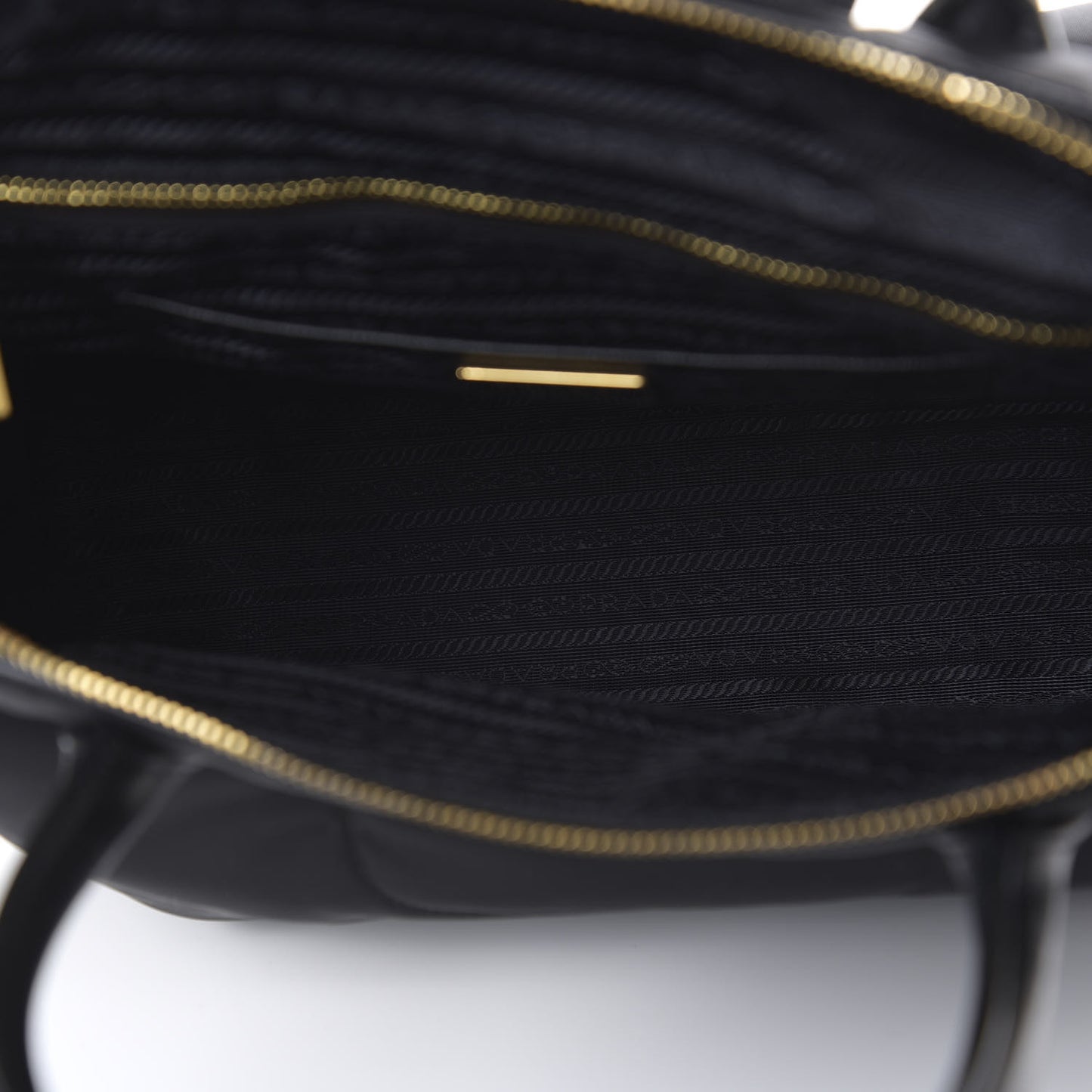 Saffiano Tessuto Nylon Tote Black