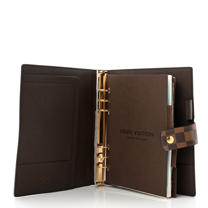 Louis Vuitton Damier Ebene Large Ring Agenda Cover 5 of 6