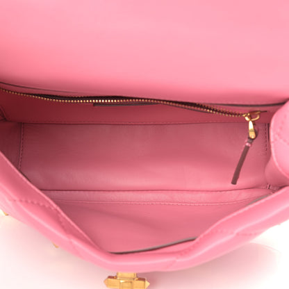 Valentino Garavani Nappa Medium Roman Stud Shoulder Bag Flamingo Pink 5 of 10