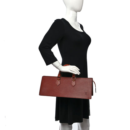Louis Vuitton Epi Sac Triangle Kenyan Fawn 2 of 10