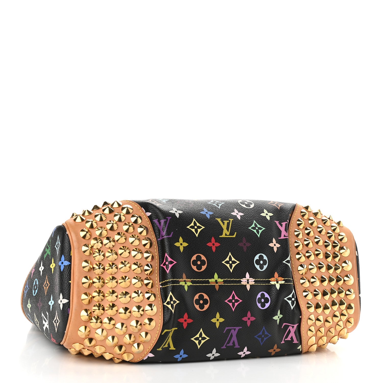 Louis Vuitton Monogram Multicolor Chrissie Black 3 of 11